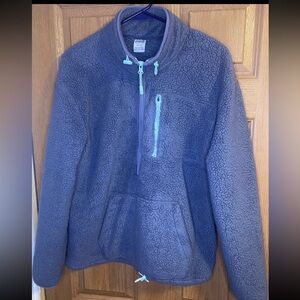 VS PINK Sherpa half zip m